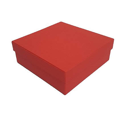 Caixa de presente cartonada em papelão rígido 16x16x8
