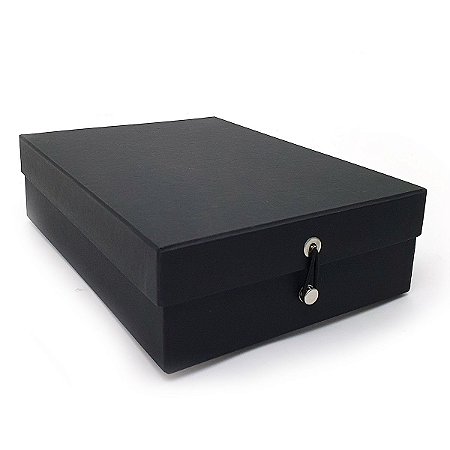 Caixa  presente cartonada tampa presa 18x36x12 pino/elastico