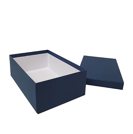 Caixa Cartonada 30x42x13 Retangular modelo base e Tampa
