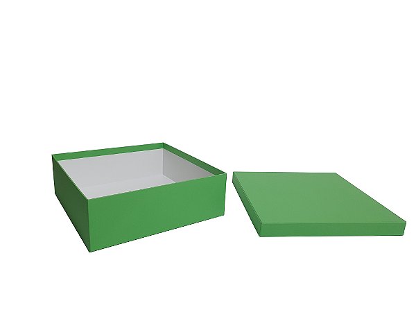 Caixa de Presente Quadrada 21x21x5 Cartonada