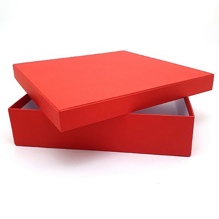 Caixa de Presente Quadrada 37x37x8 Cartonada