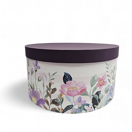 Caixa de Presente 30x15 Estampada Chapeu Cafe da Manha