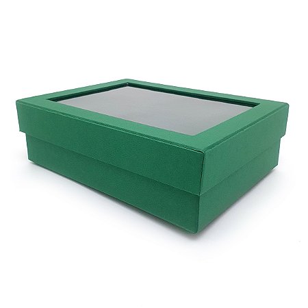 Caixa de Presente Retangular 26x20x8 Com Visor