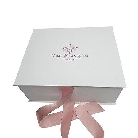 Caixa de Presente 25x25x10 Personalizada Logomarca Cartonada