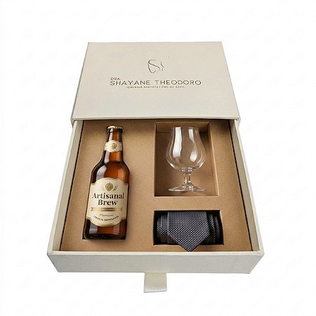 Caixa de Padrinhos 28x28x8 Personalizada Logomarca 3 Berços OPT1