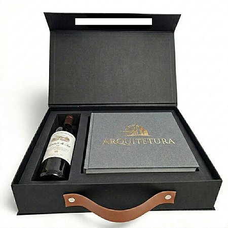 Maleta Cartonada 58x37x9 Berço Vinho Projeto Engenharia Arquitetura A3 Personalizada Logomarca