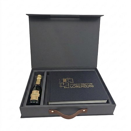 Maleta Cartonada 47x27x7 Berço Mini Chandom Projeto Engenharia Arquitetura A4 Personalizada Logomarca