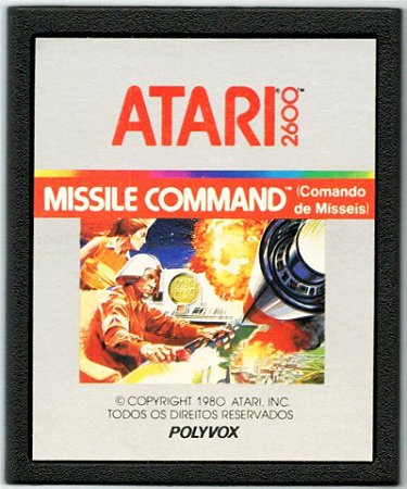 Jogo Atari 2600 Missile Command - Polyvox