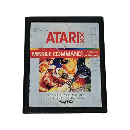 Jogo Atari 2600 Missile Command - Polyvox