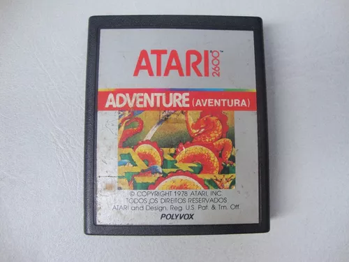 Jogo Atari 2600 Adventure Aventura - Atari
