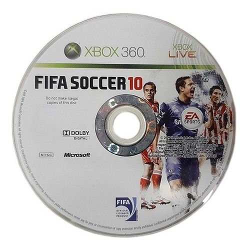 Jogo Xbox 360 FIFA 10 (loose)- EA Sports