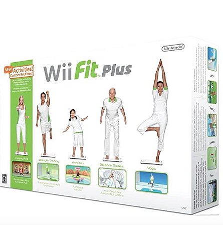 Balança Wii Fit Plus com Jogo na caixa - Nintendo