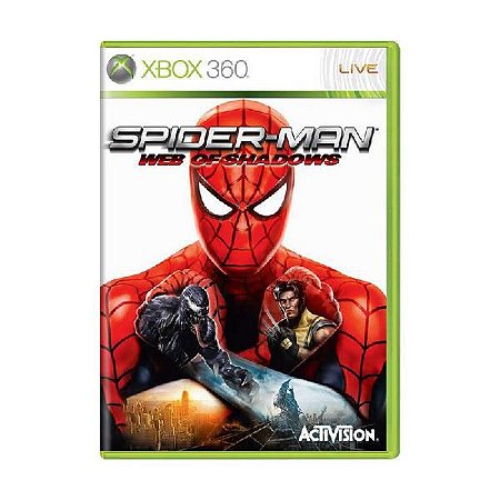 Jogo Xbox 360 Spider-Man Web Of Shadows - Activision - Gameteczone a melhor  loja de Games e Assistência Técnica do Brasil em SP