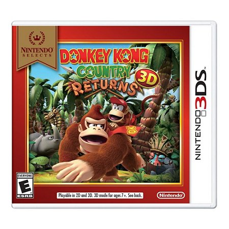 Jogo Nintendo 3DS Donkey Kong Country Returns - Nintendo