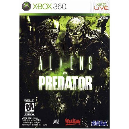 Jogo Xbox 360 Aliens vs Predator - Sega