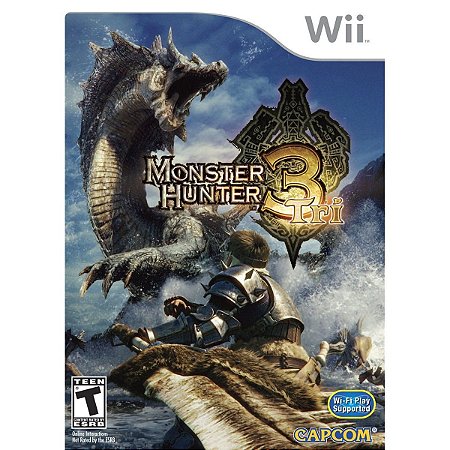 Jogo Nintendo Wii Monster Hunter Tri 3 - Capcom