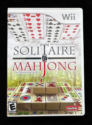 Jogo Wii Solitaire & Mahjong - Crave