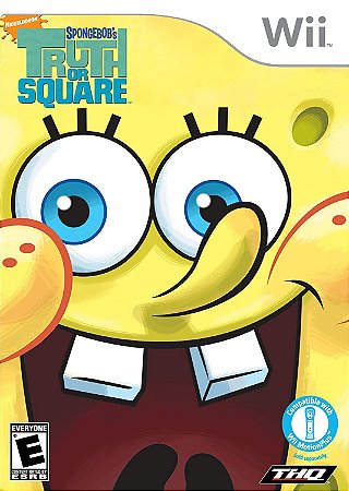 Jogo Nintendo Wii Spongebob Squarepants Truth or Square - THQ