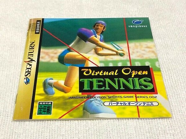 Jogo Sega Saturn Virtual Open Tennis - Sega