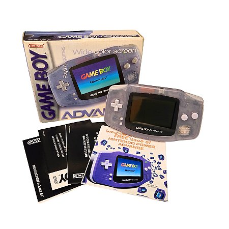 Console Game Boy Advance 32 bit - Glacier | Na Caixa - Nintendo