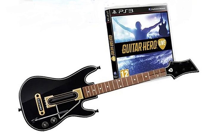 Jogo PS3 Guitar Hero Live c/ Guitarra - Activision