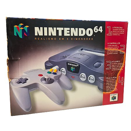 Console Nintendo 64 | Completo Na Caixa Para Colecionador - Nintendo