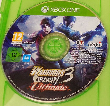 Jogo Xbox One Warriors Orochi 3 Ultimate (Loose) - Koei
