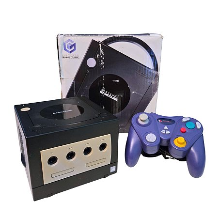 Console Nintendo Game Cube Preto com Caixa - Nintendo