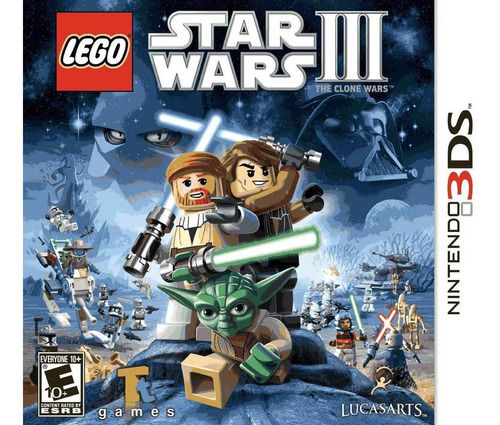 Jogo Nintendo 3ds Lego Star Wars 3 The Clone Wars - Lucas Arts