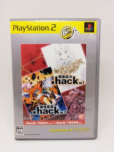 Jogo PS2 Hack Vol 1 X Vol 2 Playstation 2 The Best (Japones) - Bandai