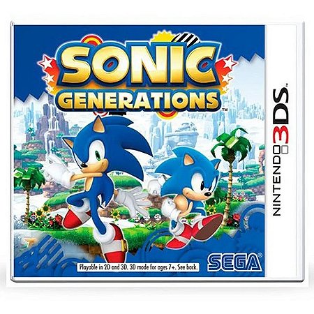 Jogo Nintendo 3DS Sonic Generations - Sega