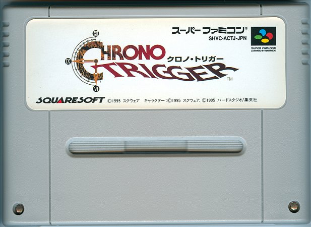 Jogo Nintendo Super Famicom Chrono Trigger SHVC-ACTJ-JPN - SquareSoft