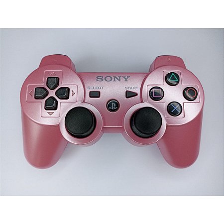 Controle PS3 Dualshock 3 - Rosa - Gameteczone a melhor loja de Games e  Assistência Técnica do Brasil em SP