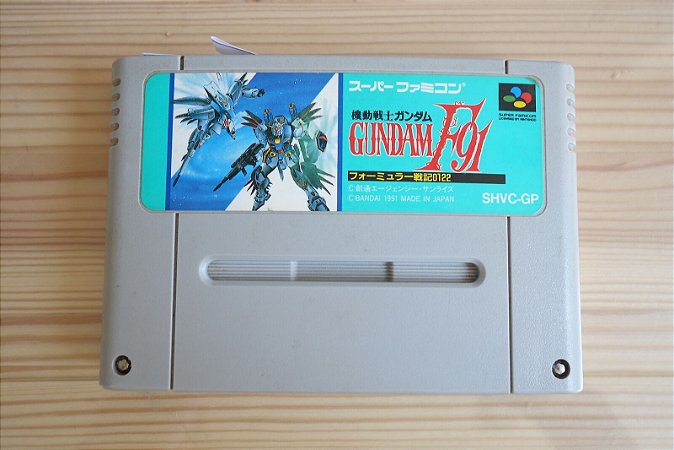 Jogo Super Famicom Kidou Senshi Gundam F91: Formula Senki 0122 (Japonês) (SHVC-GP) - Bandai