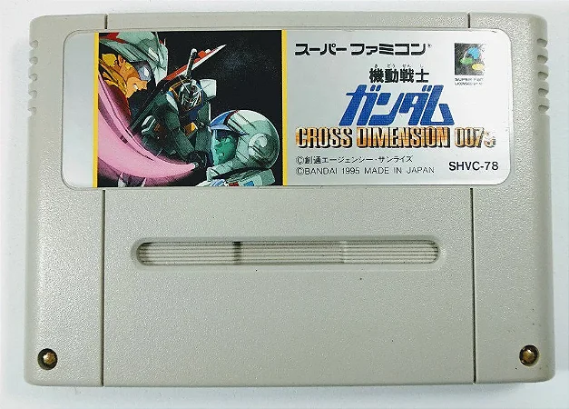 Jogo Super Famicom Kidou Senshi Gundam: Cross Dimension 0079 (Japonês) (SHVC-78) - Bandai