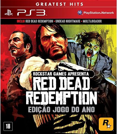 Red Dead Redemption Game of The Year Edition - PS3 - Mídia Física