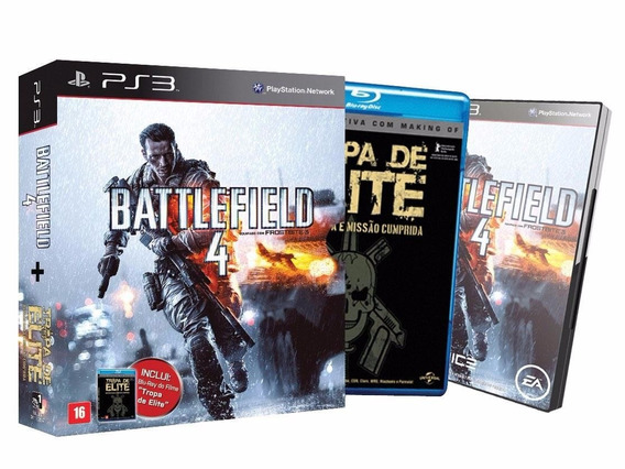 Jogo PS3 Battlefield 4 + Filme Tropa de Elite - Electronic Arts