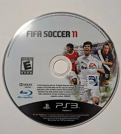 Gameteczone Jogo PS3 FIFA 11 (LOOSE) - EA Sports - São Paulo SP