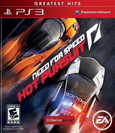 Jogo PS3 Need For Speed Hot Pursuit - Greatest Hits - EA
