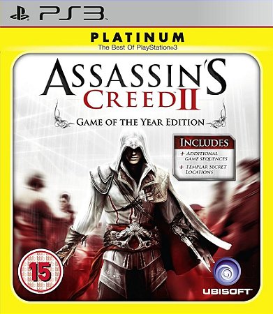 Jogo PS3 Assassins Creed II Game Of The Year Edition (PLATINUM) - Ubisoft