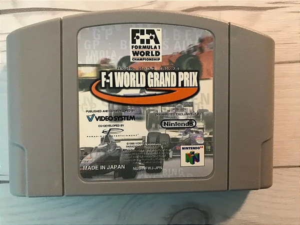 Jogo Nintendo 64 F1 World Grand Prix (JAPONÊS) (NUS-NFWJ-JPN) - Video System