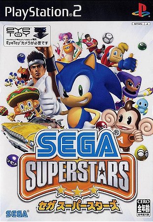 Jogo PS2 Sega SuperStars (JAPONÊS) (SLPM 62559) - Sega