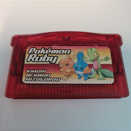 Jogo Game Boy Advance Pokemon Ruby (Japonês) - Nintendo