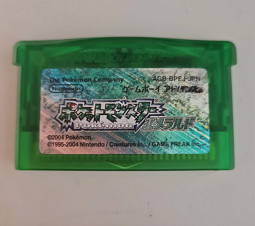 Jogo Game Boy Advance Pokemon Emerald (Japonês) - Nintendo