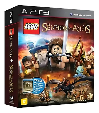 Jogo PS3 Lego The Lord Of The Rings + Filme - WB