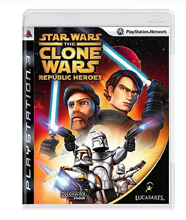 Jogo PS3 Star Wars The Clone Wars Republic Heroes - Lucasarts