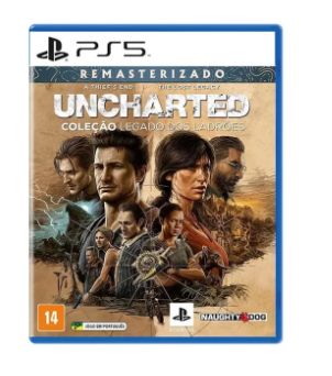 Jogo PS5 Uncharted Coleções Legado dos Ladrões - Remasterizado - Naughty Dog