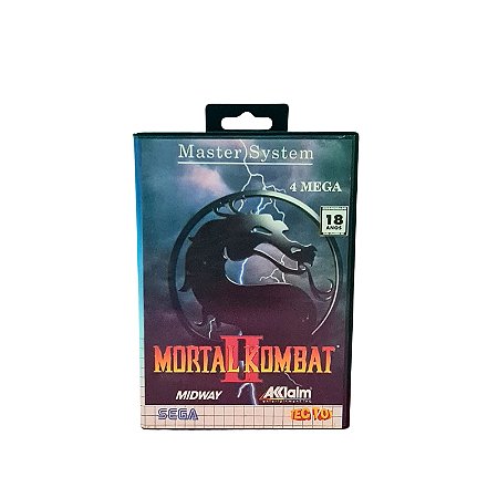Jogo Master System Mortal Kombat II - Tec Toy
