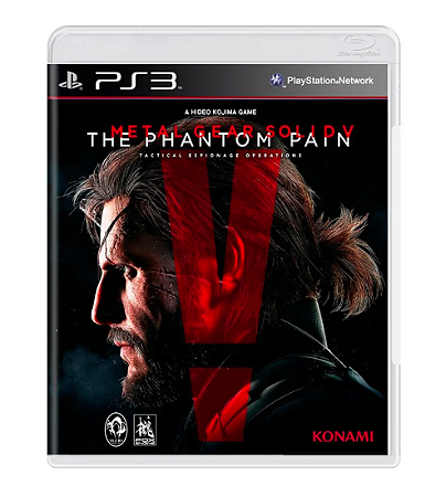 Jogo PS3 Metal Gear Solid V The Phantom Pain - Edição de Lançamento - Konami