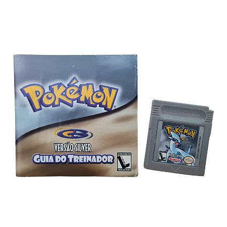 Jogo Nintendo Game Boy Pokemon Versão Silver + Manual - Nintendo